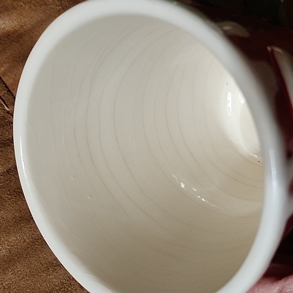 VINTAGE Pair of Red Ceramic Snowman Mugs by "TII Collections", 13 oz - Picture 10 of 10